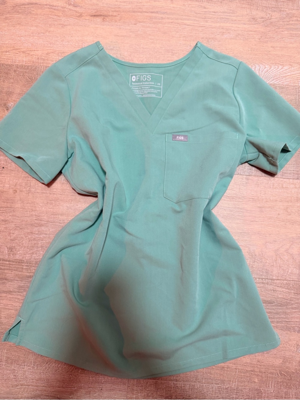 FIGS Jade Scrub Top